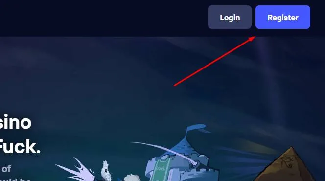 Register button at the top right of the Duel header
